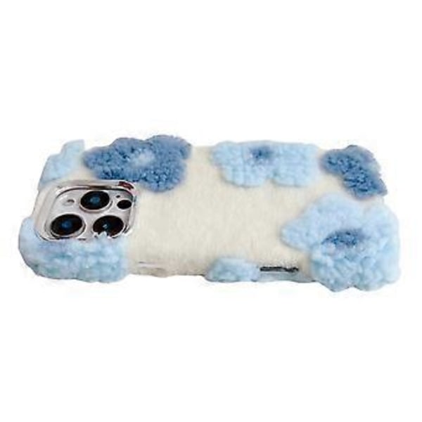 Plushblomm TPU-fodral för iPhone 16 Pro Max (Stil A)