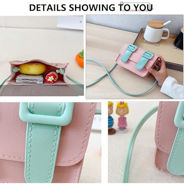 Toddle Crossbody Väska för Små Flickor Barn Messenger Bag