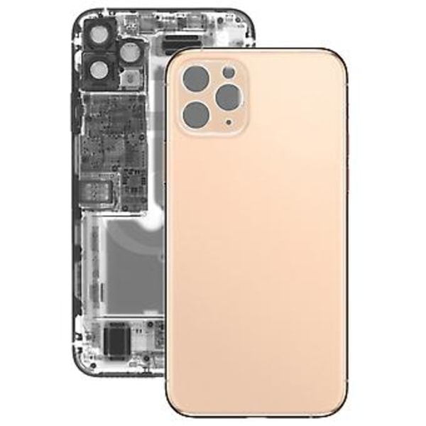 Bakre Batterideksel Glasspanel for iPhone 11 Pro (Gull)
