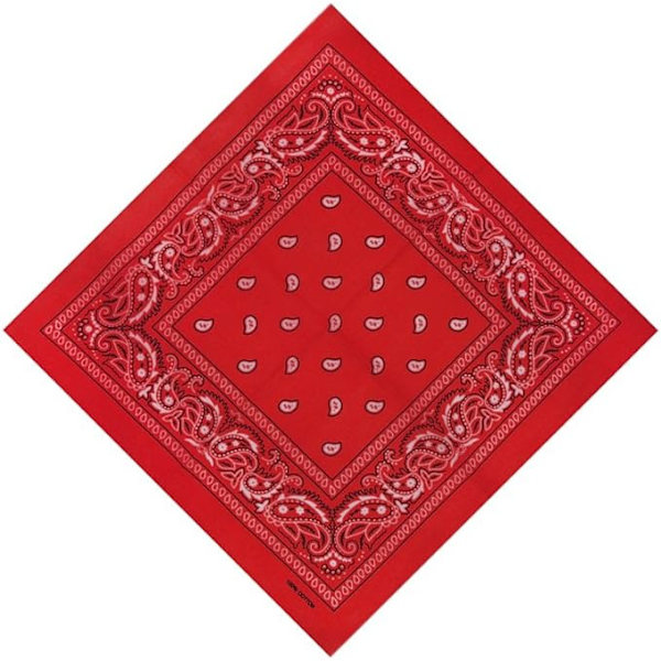 DIY Bandana/Firkantet tørklæde med mønster 56 x 56 cm cashmere paisley