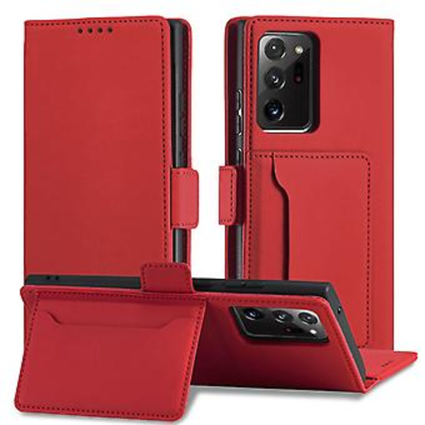 Samsung Galaxy Note20 Ultra -nahkakuori (Punainen)