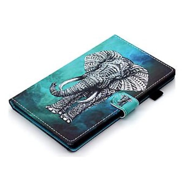 Färgad Ritläderfodral för Samsung Galaxy Tab A9