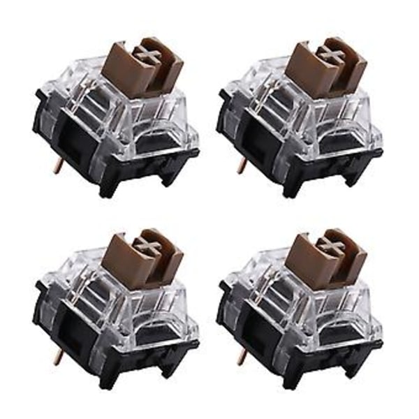 63.5g Dammtät TTC Silent Brown V2 Switch Mekaniska Tangentbord Taktila Brytare