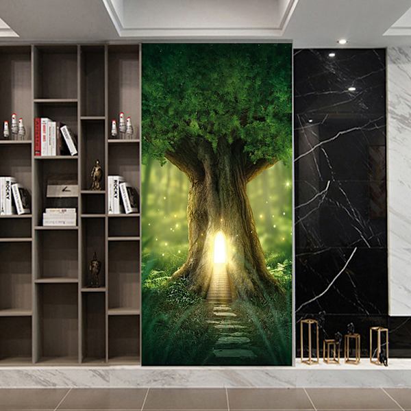 (38.5*200cm*2stk) 3D-effekt plakat dørklistremerke 32
