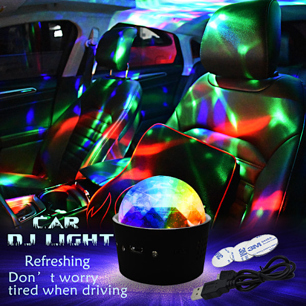Mini Discokugle, Stemmestyret Diskofest Lys Scene Belysning