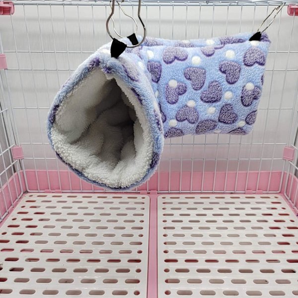 Hamsterhängande tunnel hängmatta för hamster smådjur, bur säng
