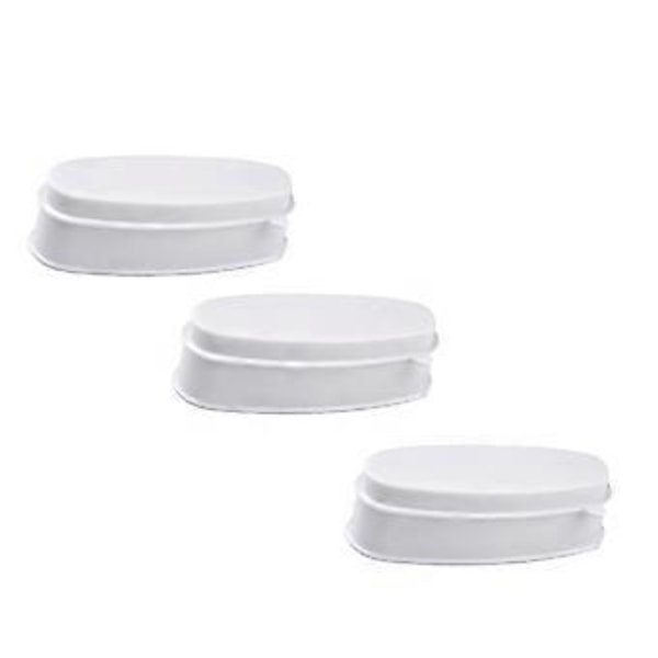 3 stk. Fransk Tip Model Dip Neglebakker Praktiske Plastik Negle Dip Pulverbakker