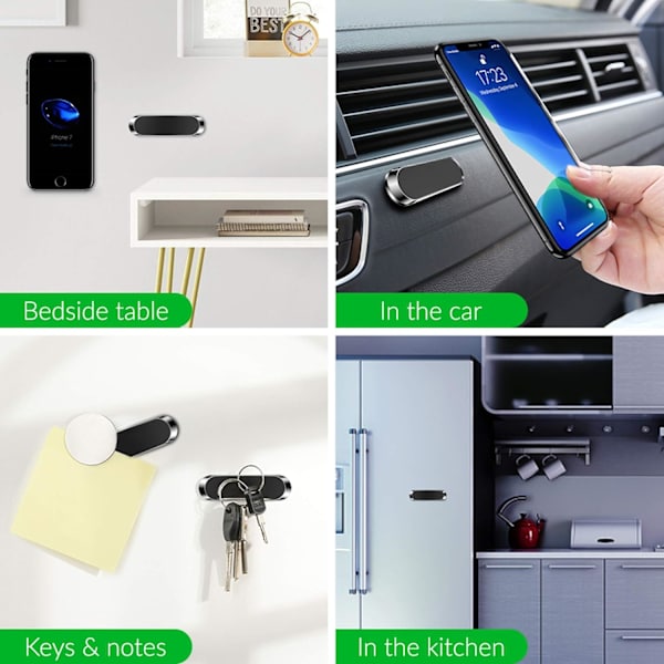 Magnetisk smarttelefonholder - Universal roterende bil dashbord Wal