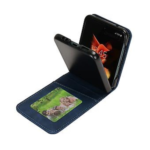 Mobildeksel med skinnfølelse for Samsung Galaxy Z Flip4 5G (Rød)