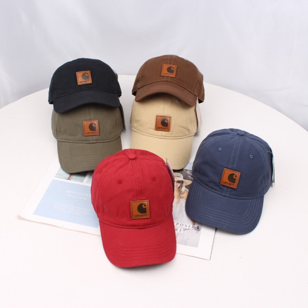 Beige, Canvas Baseball Hat Naisten Työvaatteet Pesty Vanha Pehmeä T