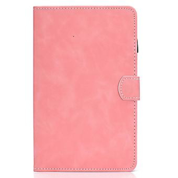 Lehmännahka-tekstuurista PU-tablettikuori Samsung Galaxy Tab A9+:lle (Rose Gold)