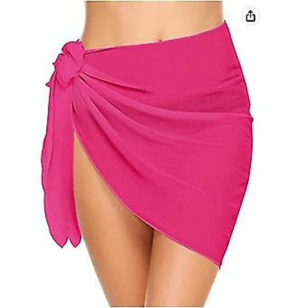Strand Wrap Sarong Badetøj Cover Ups Til Kvinder Åndbar Hurtigtørrende Sarong Skørt (208*50cm Lysegul Zebra)