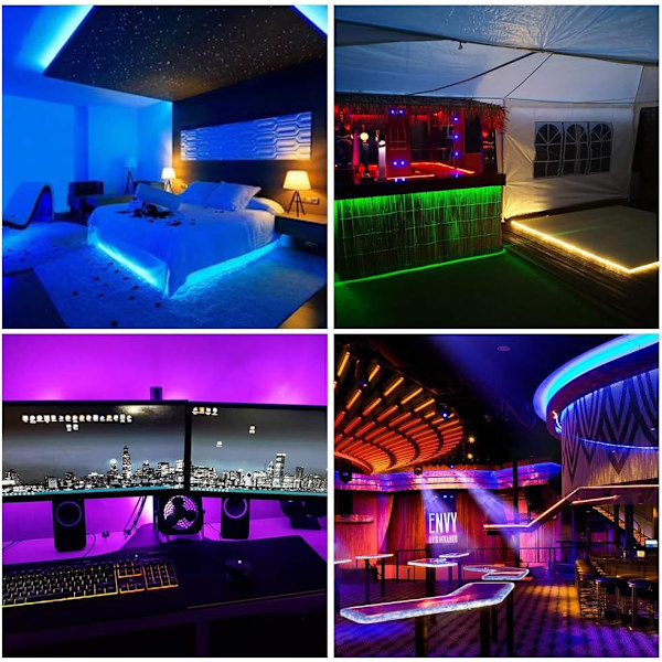 LED-illusion ljusslinga, IP20 bar board, 5V inbyggd IC-illusion