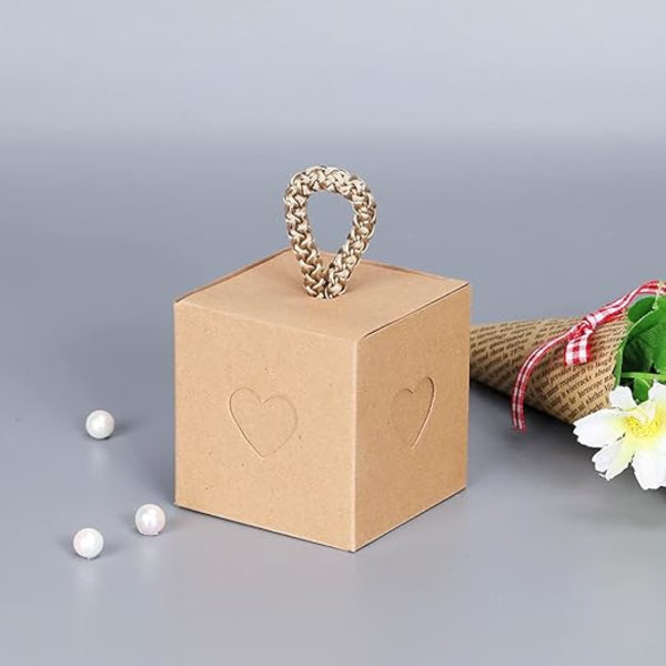 Presentförpackningslåda, 30 st Bröllopsfestlåda, Presentask i kartong