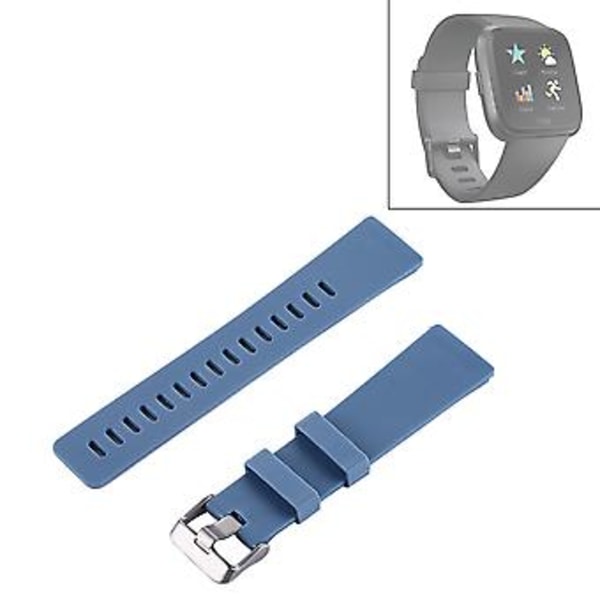Silikonarmband för Fitbit Versa / Versa 2 (Blå)