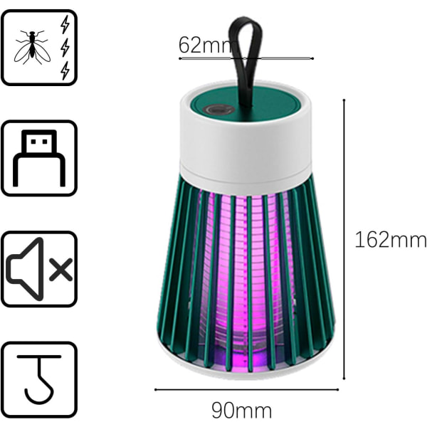 Hyttystenkarkotinlamppu, UV-hyttystenkarkotin USB-hyönteiskarkotinlamppu