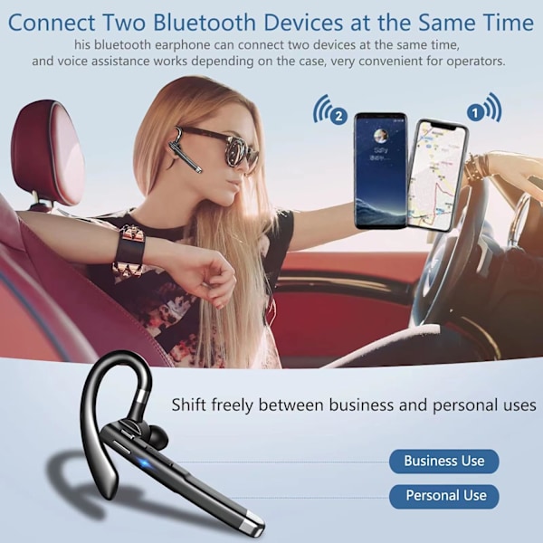 Bluetooth-kuuloke Yksikorvainen Kuuloke Puhelimeen Langaton