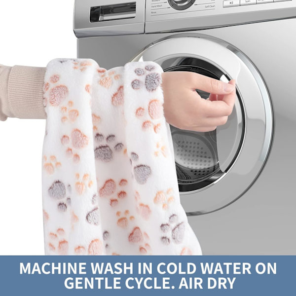 Pehmeä lämmin eläin fleece-peitto sänkymatto peitto tyyny koira pentu