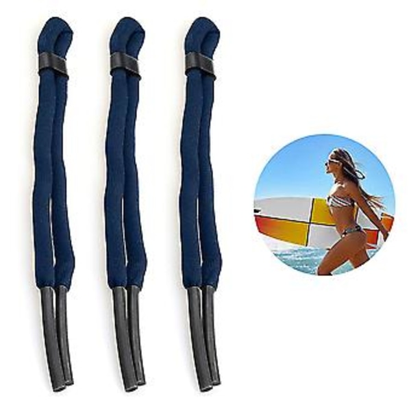 3 st Flytande Solglasögonhållare för Simning Surfning (Blå)