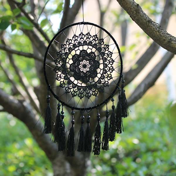 1 stk. Håndlavet Macrame Vægophæng, Macrame Vægdekoration Vævet Vægkunst