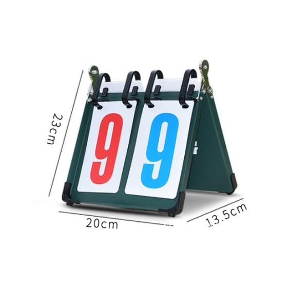 Match Scoreboard/Referee, 2 Group Score, Waterproof PVC Red and