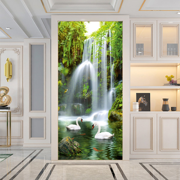 (38,5*200cm*2stk) 3D-effekt plakat dørklistremerke 38