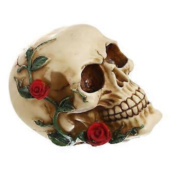 Halloween-rekvisitt Rose SKALLE Halloween Borddekor Rekvisitt Skummel Ekel Skalle
