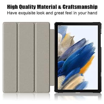 Smart Lærtablettveske For Samsung Galaxy Tab A9 Plus (Lat Katt)