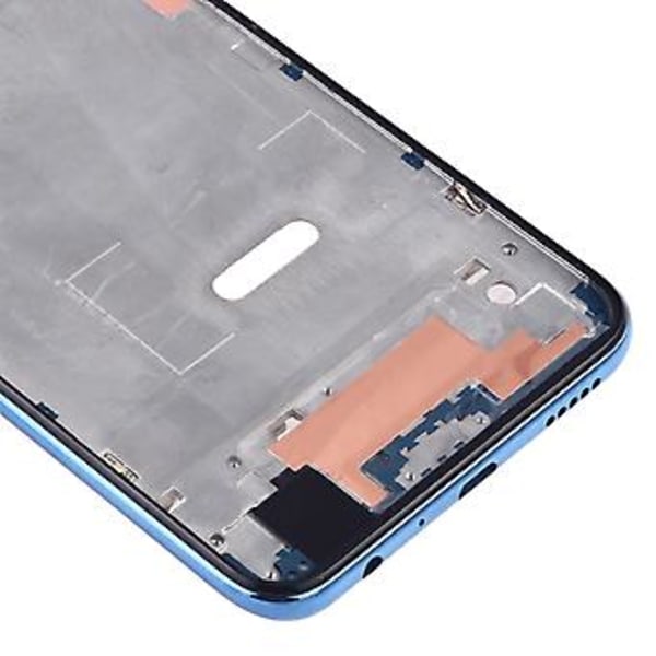 LCD Ramme Bezel Plade til Huawei Y9 (2019) Sort (Blå)