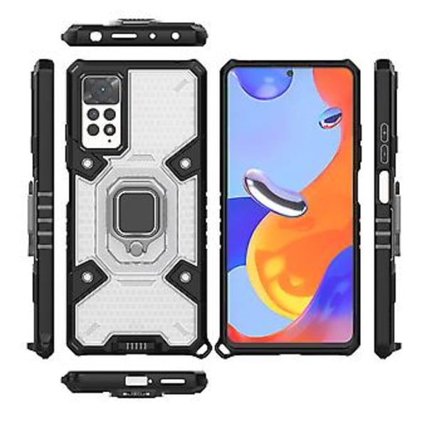 PC + TPU-etui for Xiaomi Redmi Note 11 Pro 5G / 4G Global (Hvit)