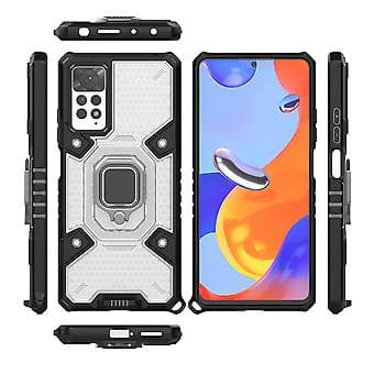 PC + TPU-etui til Xiaomi Redmi Note 11 Pro 5G / 4G Global (Hvid)