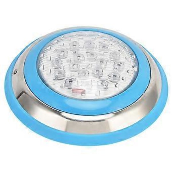 LED Poollampa Rostfritt Stål Vattentät Undervattensvägglampa för Pool AC12V18W1800LM