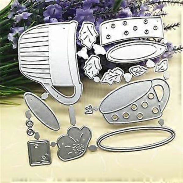 Muki-muotti Metallileikkurien Stencil DIY-Scrapbooking-Album Paper Card Template Muotti Reliefikoristelu
