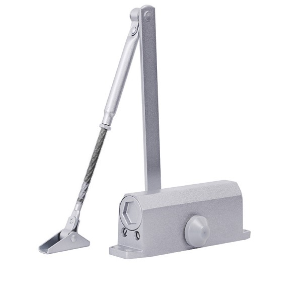 Door closer with compass arm, force 2 to 4 (up to 80kg), Rack and