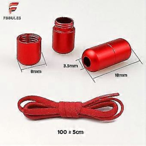 3/6 par elastiske skolisser med metallspenne, knytefrie, universelle erstatninger