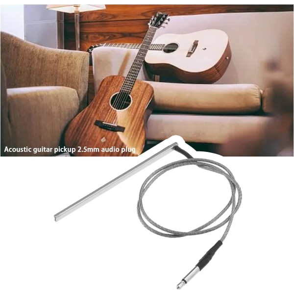 2 st Gitarr Piezo Pickup Undersaddle Gitarr Piezo Transducer