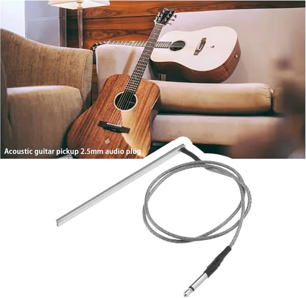 2 stk Gitar Piezo Pickup Undersaddle Gitar Piezo Transducer