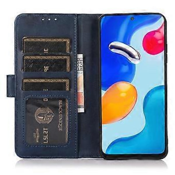 Stativtelefonfodral i PU-läder med ko-hudstruktur för Samsung Galaxy S23 FE Plånboksfodral (Stil B)