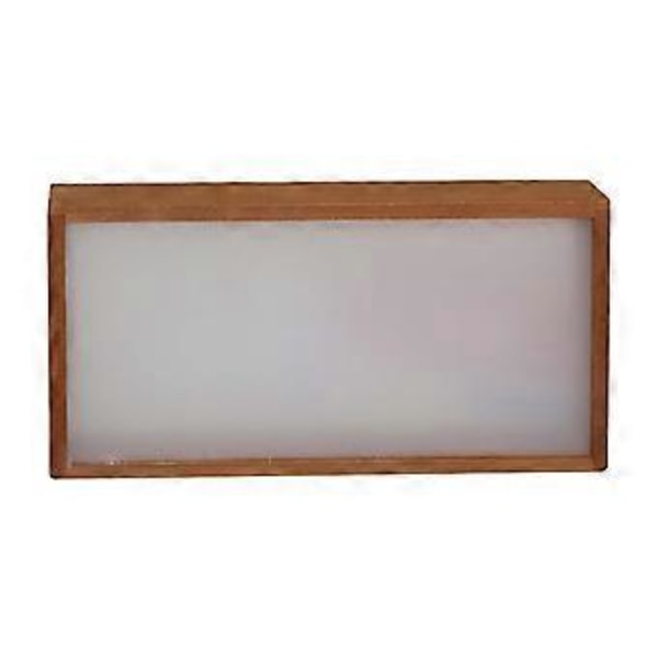Trä Skuggbox Ram med Ljus Djup Monter Heminredning Display Fodral Fotoram för Blommor Minnessaker Memorabilia (26cmx6cmx13cm Brun)