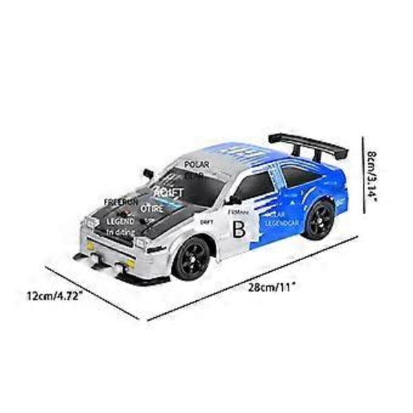 Kauko-ohjattava Driftausauto 1:16 Mittakaava 4wd 18km/h Suurnopeusmalli Ajoneuvo 2.4ghz( )