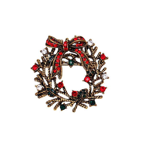 Vintage Fashion Rhinestones Brosche til kvinder Garland
