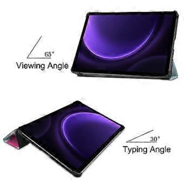 JSM PU-läder Smartfodral för Samsung Galaxy Tab S9 FE 10.9 (Enhörning)