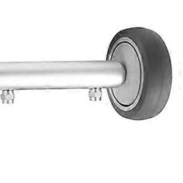 Undervognsrenser til højtryksrenser, undervognsrenser til højtryksrenser, rustfrit stål med 2 forlængerstænger med 4 dyser 4000 PSI (grå)