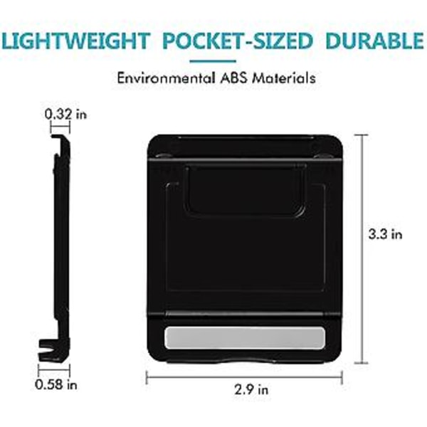 4 kpl Puhelintelineitä, Universaali Taitettava Tablettiteline