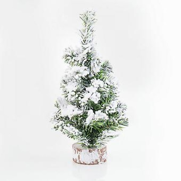 Miniatyr Julgran, 50cm Liten Bordsgran med Konstgjorda Tallkottar, Julpynt för Hem Kontorsbord Vinter Juldekorationer