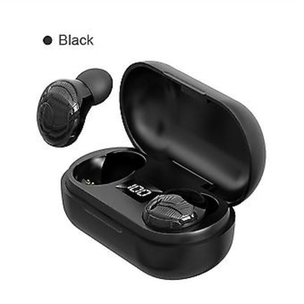 Trådløse 5.0 TWS Øretelefoner Touch Ørepropper Hovedtelefoner Bluetooth Headset (y30-Sort)