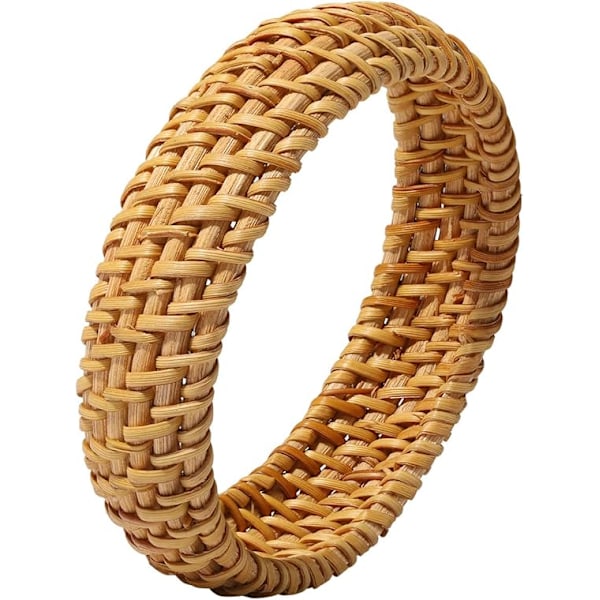 Rattan Armbånd til Kvinder Håndlavet Letvægts Halm Fletting