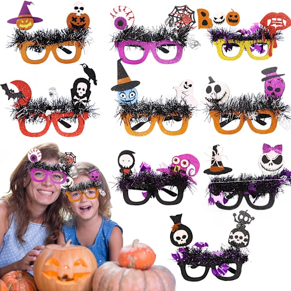 Noitapäähineen demonilepakkohiukset Halloween-koristelasit Valokuva