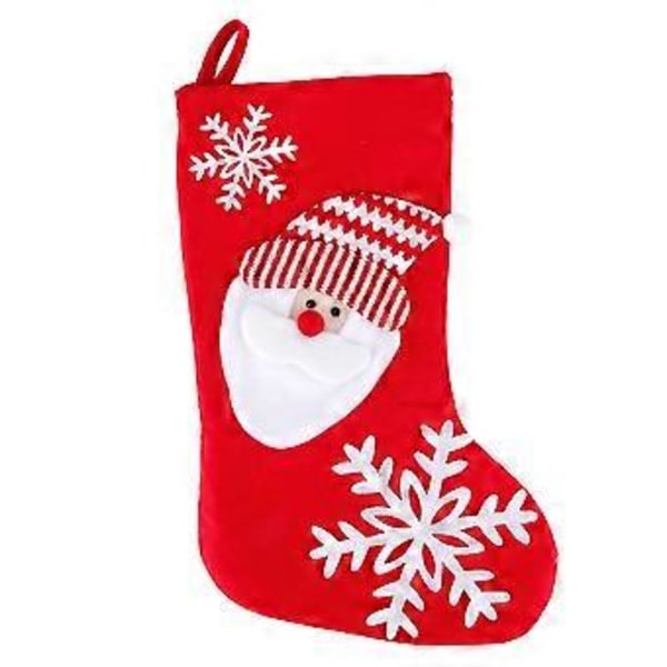 Vakker Tegneserie Julegave Strømpepose Juler Tre Henge Ornament Dekorasjon Gammel Mann