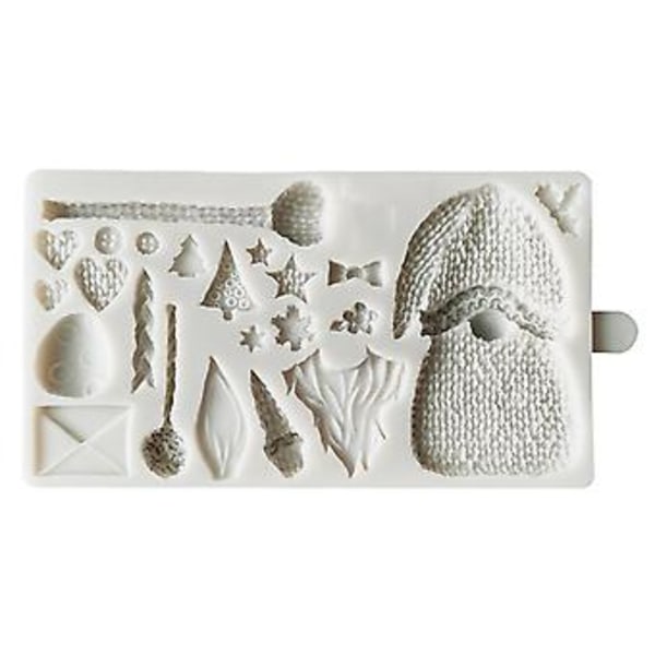 Silikone Fondantforme Chokoladeforme Geléforme Mousseform Gnome Formet